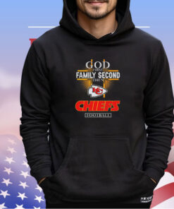 God first family second then Kansas City Chiefs football 2024 shirt