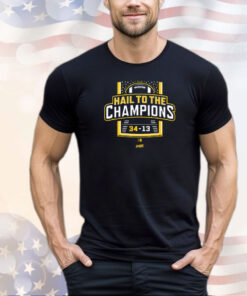 Hail To the Champions T-Shirt for Michigan College Fans Shirt