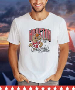 Houston Cougars basketball logo mascot shirt