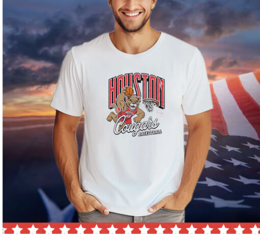 Houston Cougars basketball logo mascot shirt