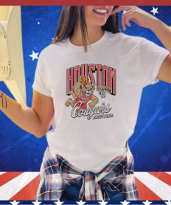 Houston Cougars basketball logo mascot shirt