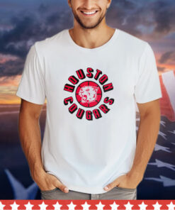 Houston Cougars logo basketball shirt