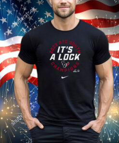 Houston Texans It’s A Lock 2023 Afc South Division Champions T-Shirt