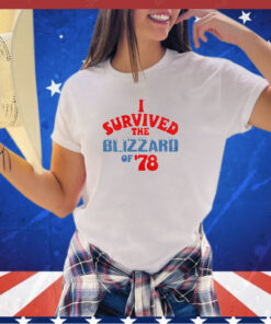 I survived the Blizzard of ’78 shirt