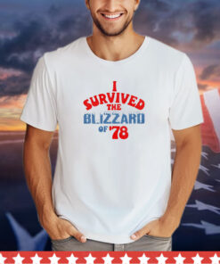 I survived the Blizzard of ’78 shirt