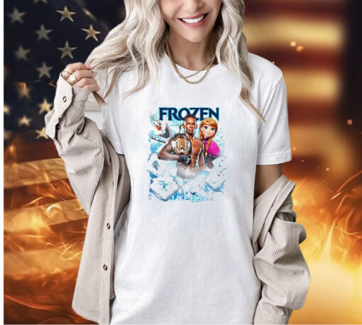 Israel Adesanya Frozen like Elsa T-shirt