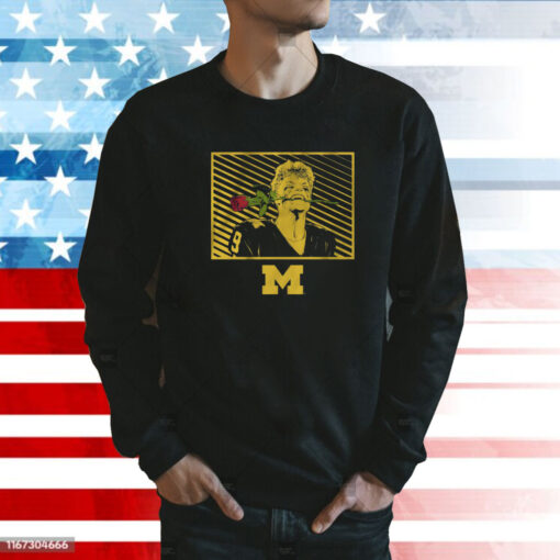 J J McCarthy Rose Michigan Sweatshirt