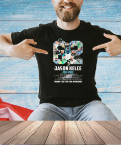 Jason Kelce Philadelphia Eagles 2011 2024 thank for the memories T-shirt