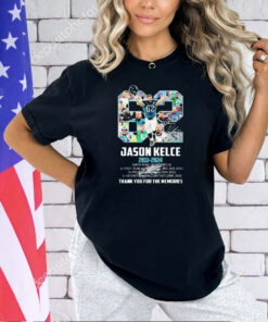 Jason Kelce Philadelphia Eagles 2011 2024 thank for the memories T-shirt