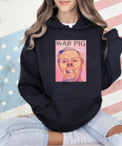 Joel Ellenwood Lindsey Graham War Pig T-shirt