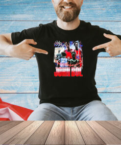 John Bol Ole Miss Rebels graphic poster T-shirt