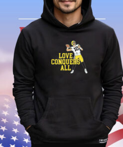 Jordan Love conquers all Green Bay Packers shirt