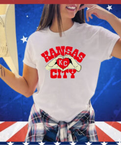 Kansas City heart hands shirt