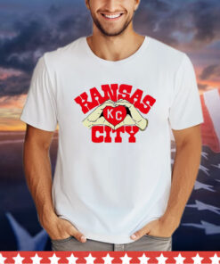 Kansas City heart hands shirt