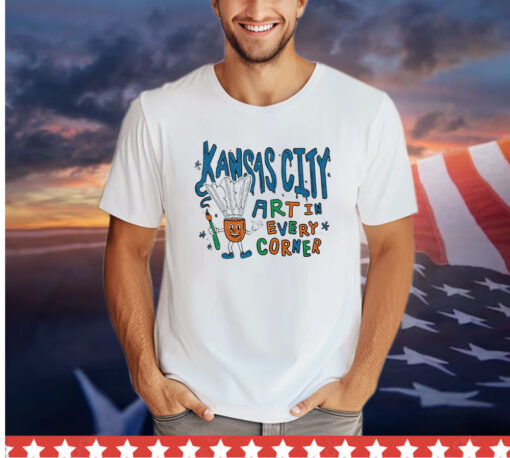 Kansas city art in every corner shirt