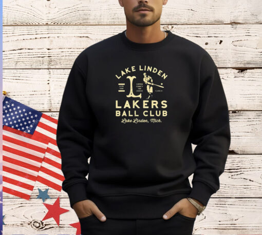 Lake Linden Lakers ball club Lake Linden Michigan T-shirt