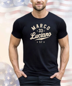 Marco Luciano 33 San Francisco Baseball shirt
