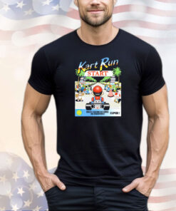 Mario Kart Run where racing becomes an adventure shirt