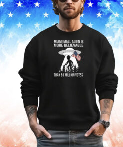 Miami Mall Alien Is More Believable Than 81 Million Votes Shirt