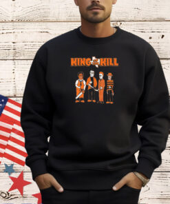 Michael Myers Jason Voorhees Freddy Krueger Leatherface king of the kill T-shirt