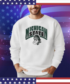 Michigan State Spartans retro logo shirt