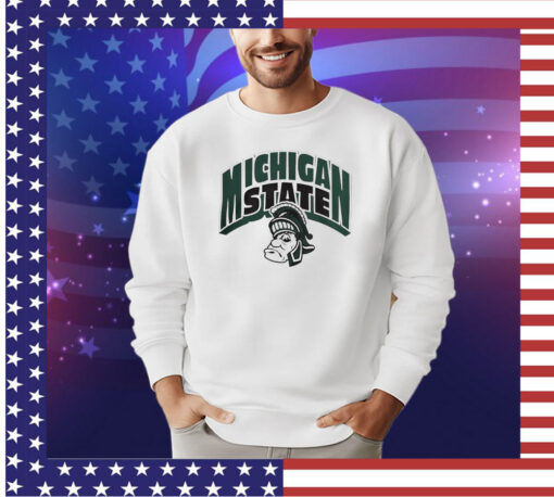 Michigan State Spartans retro logo shirt