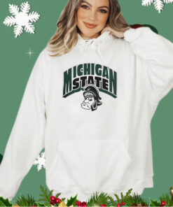 Michigan State Spartans retro logo shirt