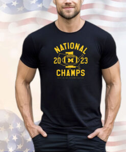 Michigan Wolverines 2023 National Champs hail to the victors valiant shirt