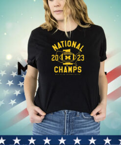 Michigan Wolverines 2023 National Champs hail to the victors valiant shirt