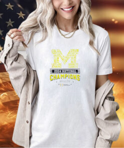 Michigan Wolverines 2024 National Champions Go Blue National Championship T-shirt