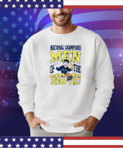 Michigan Wolverines National Champions Men Of The Big 10 cartoon shirt