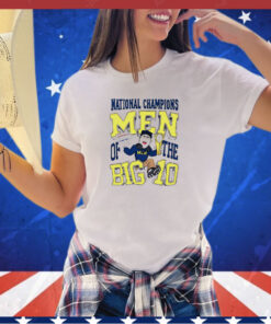 Michigan Wolverines National Champions Men Of The Big 10 cartoon shirt