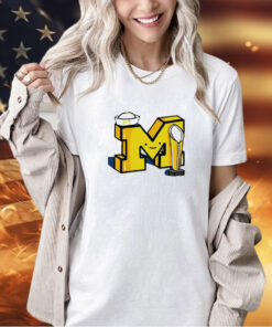 Michigan Wolverines go blue congratulations T-shirt