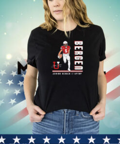 Montana Grizzlies Junior Bergen Uptop #5 signature shirt