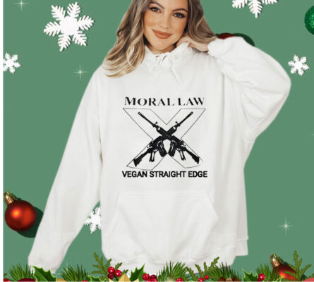 Moral law vegan straight edge shirt