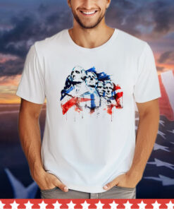 Mount Rushmore USA flag shirt