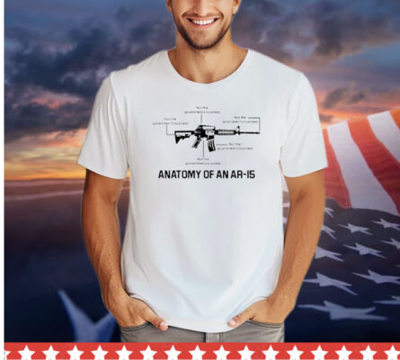 Not the governments business anatomy of an ar15 shirt