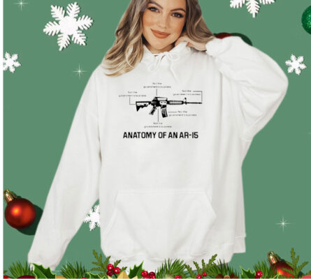 Not the governments business anatomy of an ar15 shirt