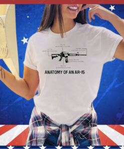 Not the governments business anatomy of an ar15 shirt