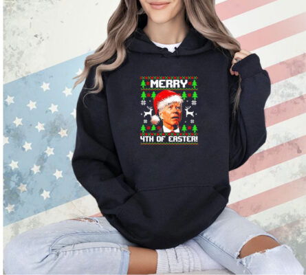 Official Santa Joe Biden merry 4th of easter Christmas T-shirt