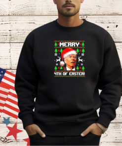 Official Santa Joe Biden merry 4th of easter Christmas T-shirt