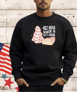 Out here wanting to eat a snack Christmas T-shirt