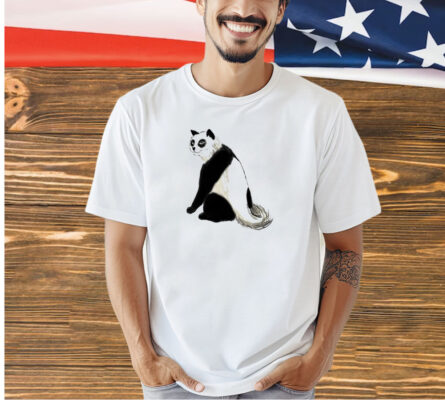 Panda cat T-shirt