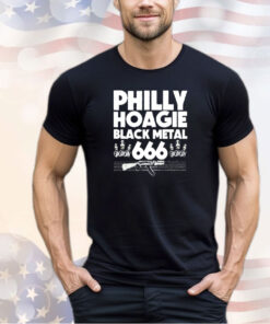 Philly hoagie black ck met 666 metal shirt