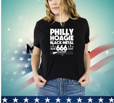 Philly hoagie black ck met 666 metal shirt