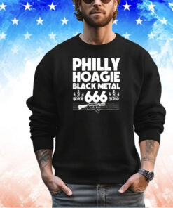 Philly hoagie black ck met 666 metal shirt