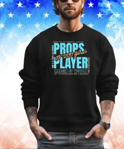 Props player margin of victory or 200 yards shirt