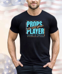 Props player margin of victory or 200 yards shirt