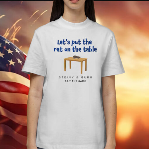 Rat on the Table San Francisco 95.7 the Game T-Shirts