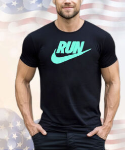 Run nike logo shirt